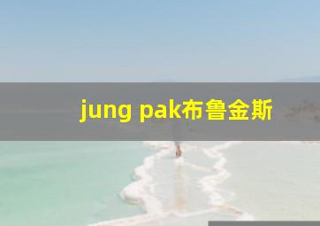 jung pak布鲁金斯